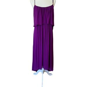 Elegant Purple Maxi Dress